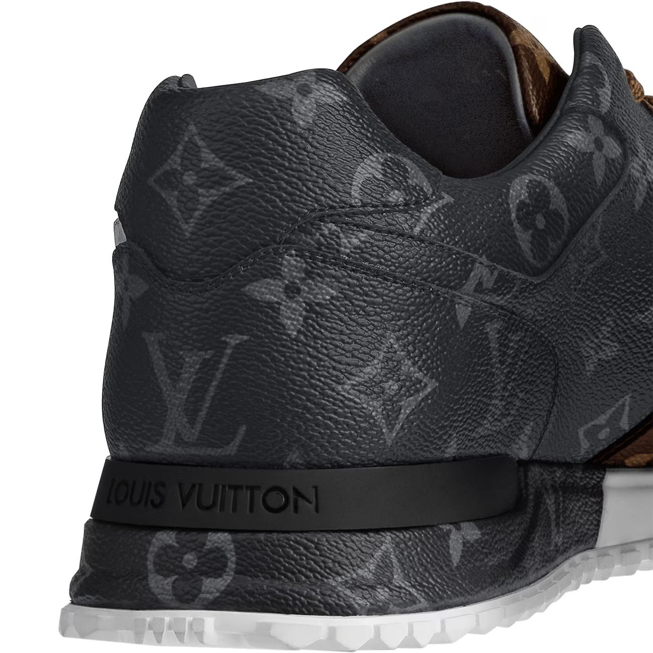 Giày Thể Thao Louis Vuitton Run Away Nam Nâu Xám